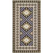 SAFAVIEH Veranda Magna Southwestern Indoor/Outdoor Area Rug, 2'7" x 5', Chocolate/Green