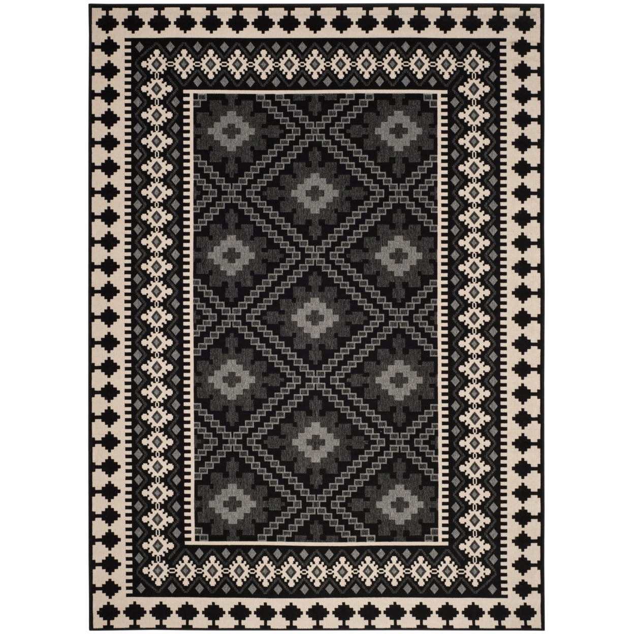SAFAVIEH Veranda Magna Southwestern Indoor/Outdoor Area Rug, 5'3