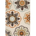 thumbnail image 1 of SAFAVIEH Veranda Maras Geometric Indoor/Outdoor Area Rug, 5'3" x 7'7", Cream/Terracotta, 1 of 8