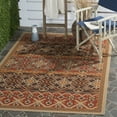 thumbnail image 1 of SAFAVIEH Veranda Moriah Southwestern Indoor/Outdoor Area Rug, 9' x 12', Red/Chocolate, 1 of 8