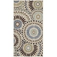 thumbnail image 1 of SAFAVIEH Veranda Petra Geometric Indoor/Outdoor Area Rug, 2'7" x 5', Cream/Blue, 1 of 2