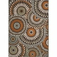 thumbnail image 1 of SAFAVIEH Veranda Petra Geometric Indoor/Outdoor Area Rug, 5'3" x 7'7", Chocolate/Terracotta, 1 of 7