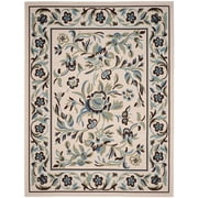 SAFAVIEH Veranda Vivian Floral Bordered Indoor/Outdoor Area Rug, 8' x 10', Cream/Green