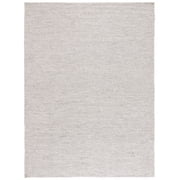 SAFAVIEH Vermont Candis Solid Distressed Area Rug, Light Grey/Ivory, 9' x 12'