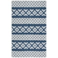thumbnail image 1 of SAFAVIEH Vermont Chelsea Striped Area Rug, 4' x 6', Ivory/Blue, 1 of 8
