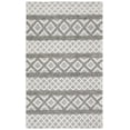 thumbnail image 1 of SAFAVIEH Vermont Chelsea Striped Area Rug, 4' x 6', Ivory/Dark Grey, 1 of 8