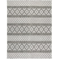 SAFAVIEH Vermont Chelsea Striped Area Rug, 8' x 10', Ivory/Dark Grey