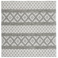 thumbnail image 1 of SAFAVIEH Vermont Chelsea Striped Area Rug, Ivory/Dark Grey, 6' x 6' Square, 1 of 8