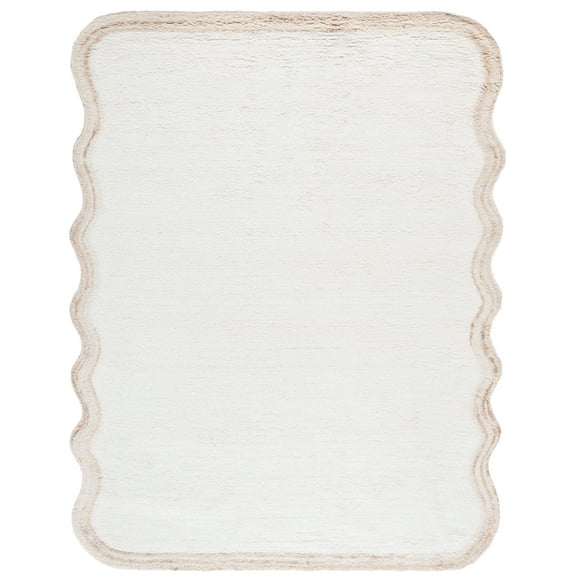 SAFAVIEH Vermont Clive Solid Area Rug, Ivory, 9' x 12'