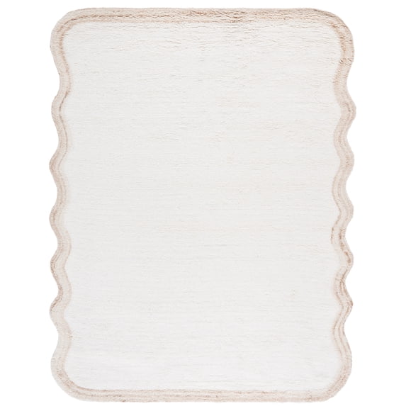SAFAVIEH Vermont Clive Solid Area Rug, Ivory, 9' x 12'