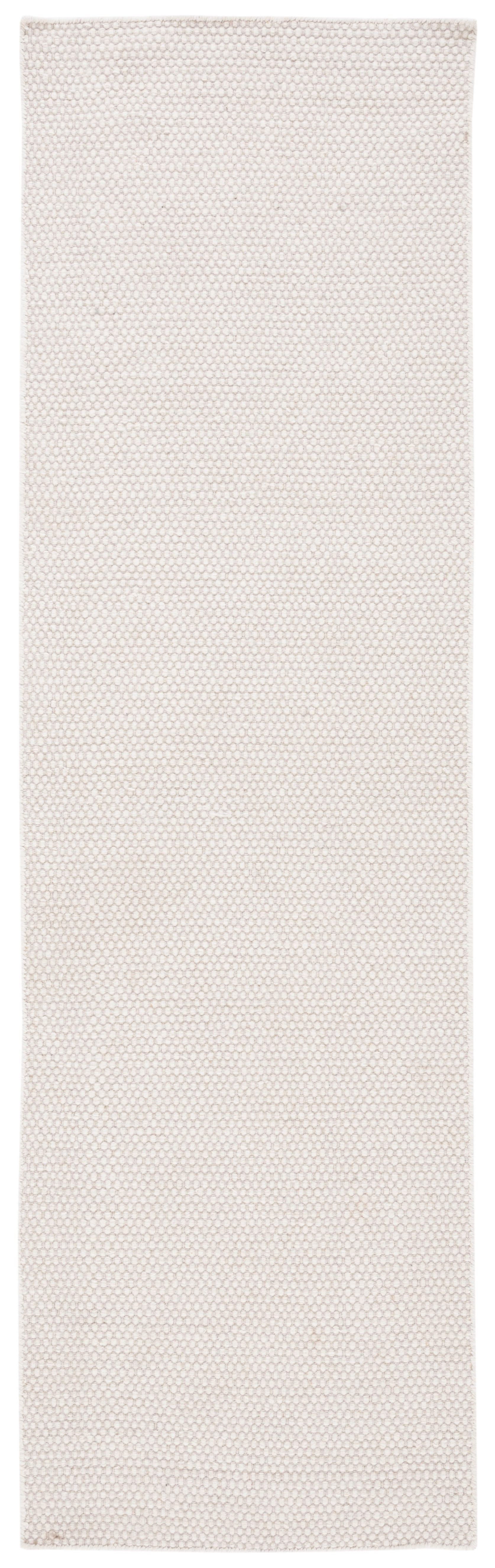 Ivory Hand Tufted Wool Runner Rug 2'3" x 8'