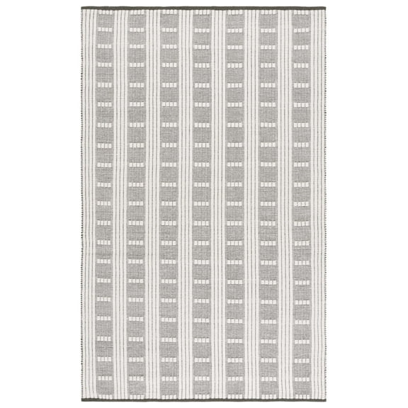 SAFAVIEH Vermont Darwin Geometric Area Rug, Olive/Ivory, 9' x 12'