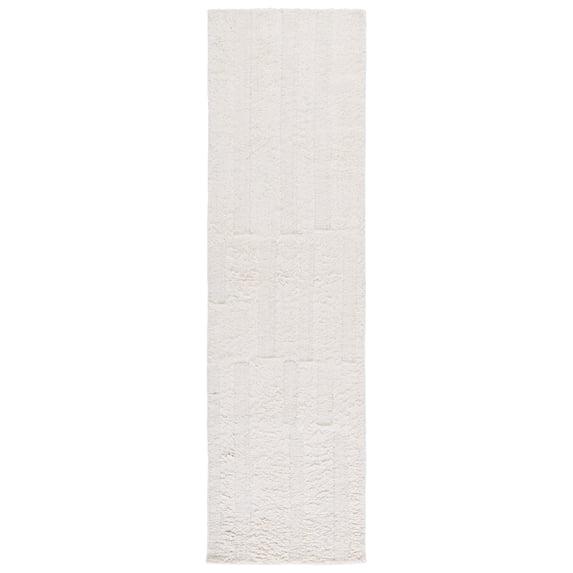 SAFAVIEH Vermont Dinah Solid Runner Rug, Ivory, 2'3" x 8'