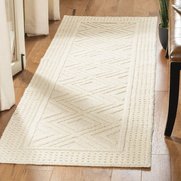 SAFAVIEH Vermont Hyde Geometric Runner Rug, Ivory, 2'3" x 6'