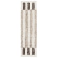 thumbnail image 1 of SAFAVIEH Vermont Jannine Striped Runner Rug, Ivory/Grey, 2'3" x 8', 1 of 10