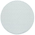 thumbnail image 1 of SAFAVIEH Vermont Jilliean Diamond Quatrefoil Area Rug, Light Blue/Ivory, 6' x 6' Round, 1 of 7