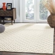 SAFAVIEH Vermont Joss Geometric Diamonds Area Rug, Ivory, 6 x 9