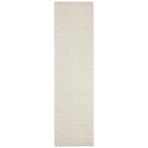 SAFAVIEH Vermont Joss Geometric Diamonds Runner Rug, Ivory, 2'3" x 20'