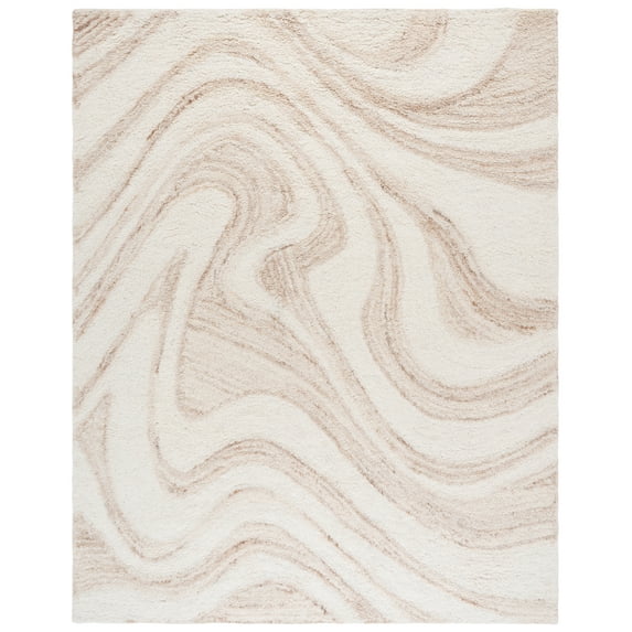SAFAVIEH Vermont Joyce Abstract Area Rug, Ivory/Beige, 8' x 10'