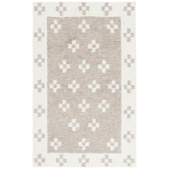 SAFAVIEH Vermont Kensington Geometric Area Rug, Beige/Ivory, 8' x 10'