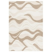 SAFAVIEH Vermont Lanford Abstract Area Rug, Ivory/Beige, 8' x 10'
