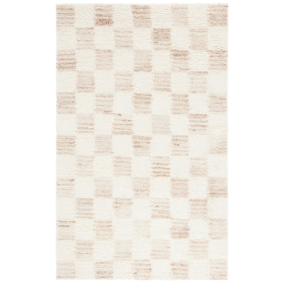SAFAVIEH Vermont Louise Abstract Area Rug, Beige/Ivory, 3' x 5'