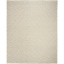 SAFAVIEH Vermont Orval Geometric Floral Wool Area Rug, Ivory, 9' x 12'