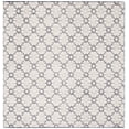 thumbnail image 1 of SAFAVIEH Vermont Orval Geometric Floral Wool Area Rug, Ivory/Navy, 6' x 6' Square, 1 of 9