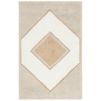 SAFAVIEH Vermont Ralph Geometric Area Rug, Ivory/Brown, 8' x 10'