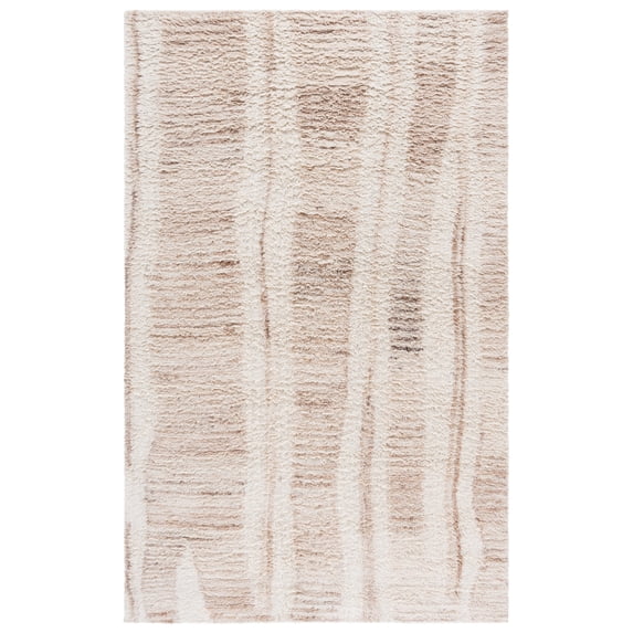 SAFAVIEH Vermont Taegan Abstract Area Rug, Beige/Ivory, 4' x 6'