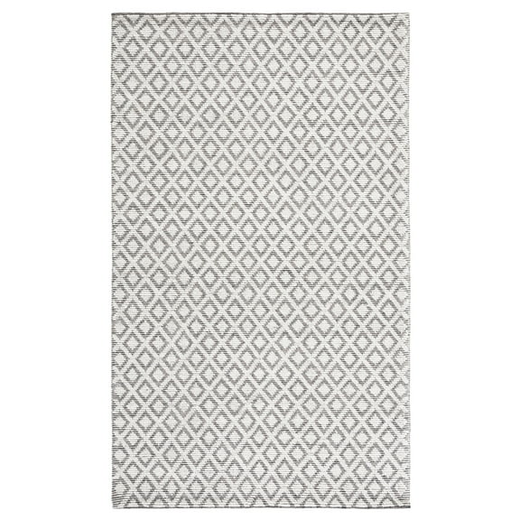SAFAVIEH Vermont Thurstan Geometric Wool Area Rug, 3' x 5', Ivory/Brown