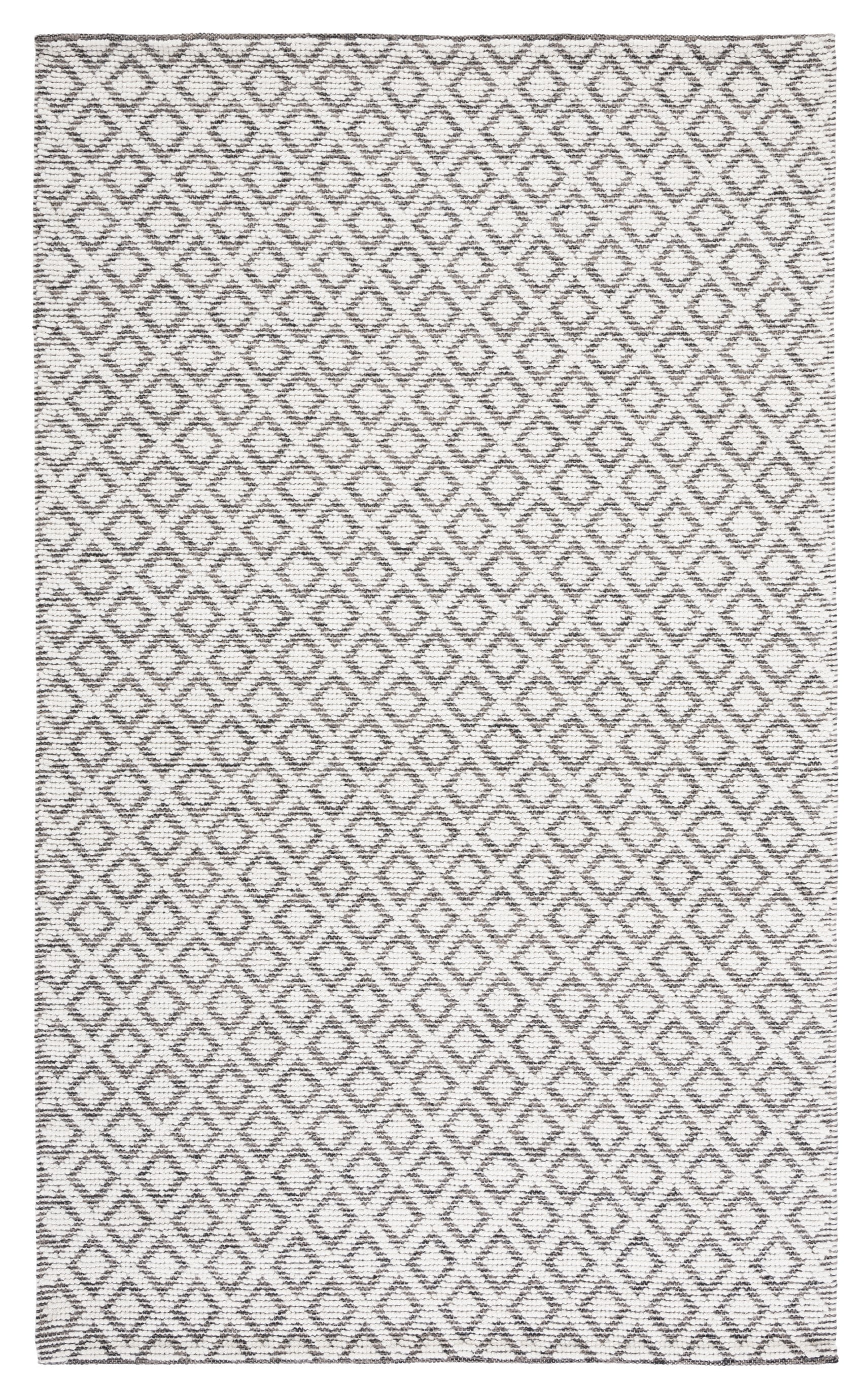 SAFAVIEH Vermont Thurstan Geometric Wool Area Rug, 4' x 6', Ivory/Brown