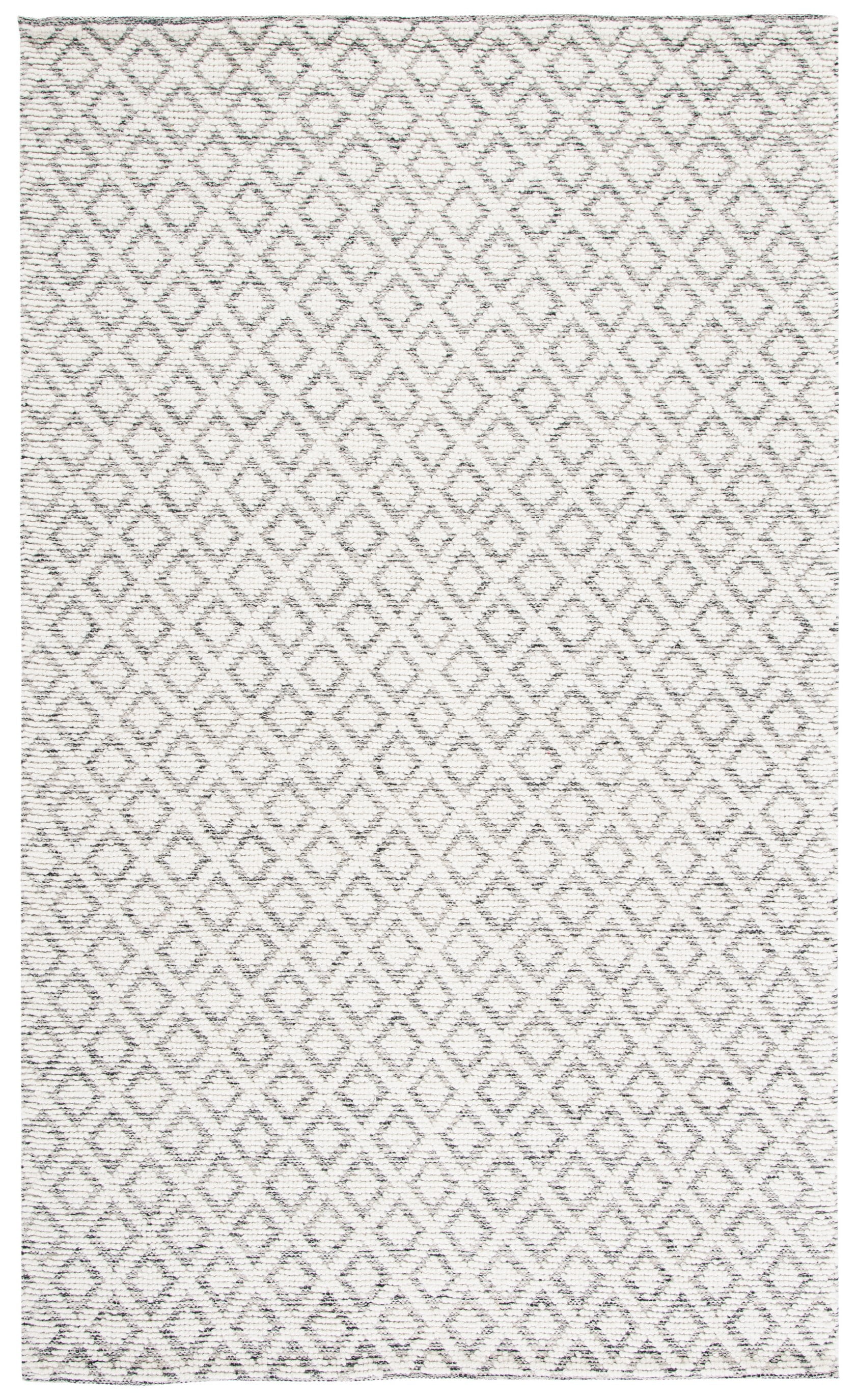 SAFAVIEH Vermont Thurstan Geometric Wool Area Rug, 6' x 9', Ivory/Grey