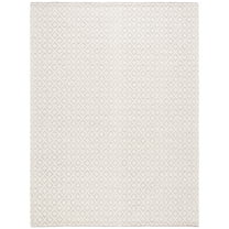 SAFAVIEH Vermont Thurstan Geometric Wool Area Rug, 9' x 12', Ivory/Red