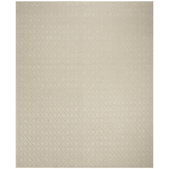 SAFAVIEH Vermont Thurstan Geometric Wool Area Rug, Ivory, 8' x 10'