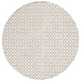 thumbnail image 1 of SAFAVIEH Vermont Thurstan Geometric Wool Area Rug, Ivory/Brown, 6' x 6' Round, 1 of 9