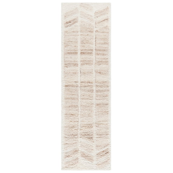 SAFAVIEH Vermont Timothy Geometric Runner Rug, Beige/Ivory, 2'3" x 8'