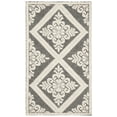thumbnail image 1 of SAFAVIEH Vermont Trinity Floral Geometric Wool Area Rug, Ivory/Black, 2'3" x 4', 1 of 10
