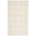 thumbnail image 1 of SAFAVIEH Vermont Trinity Floral Geometric Wool Area Rug, Ivory/Gold, 4' x 6', 1 of 9