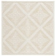 thumbnail image 1 of SAFAVIEH Vermont Trinity Floral Geometric Wool Area Rug, Ivory/Gold, 6' x 6' Square, 1 of 9