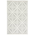 thumbnail image 1 of SAFAVIEH Vermont Trinity Floral Geometric Wool Area Rug, Ivory/Grey, 4' x 6', 1 of 9