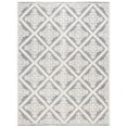 thumbnail image 1 of SAFAVIEH Vermont Trinity Floral Geometric Wool Area Rug, Ivory/Navy, 9' x 12', 1 of 9
