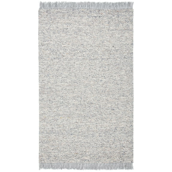 SAFAVIEH Vermont Yvette Solid Area Rug, Grey/Ivory, 4' x 6'