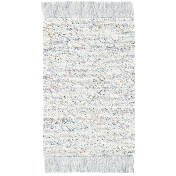 SAFAVIEH Vermont Yvette Solid Area Rug, Grey/Ivory, 3' x 5'