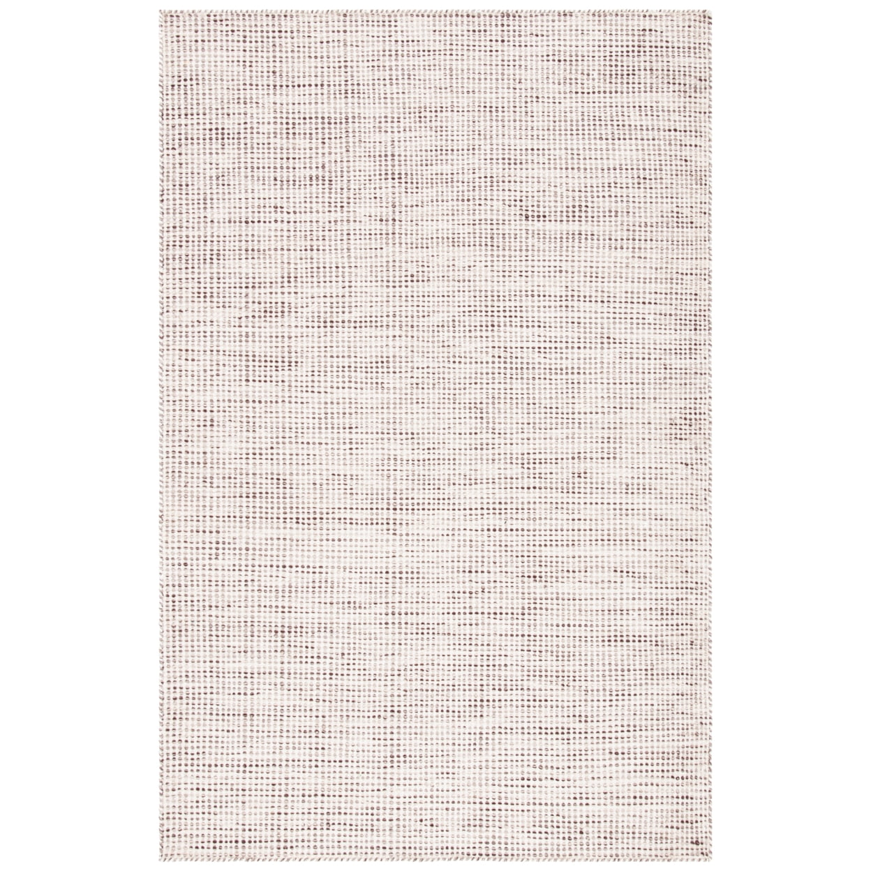 Ivory Hand Tufted Wool Rectangular Area Rug 6' x 9'