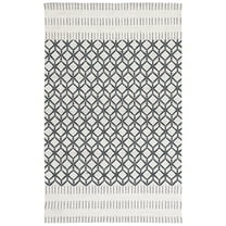 SAFAVIEH Vermont Wayne Trellis Area Rug, Ivory/Black, 5' x 8'