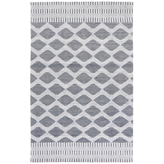 SAFAVIEH Vermont Webster Trellis Area Rug, Grey/Ivory, 4' x 6'