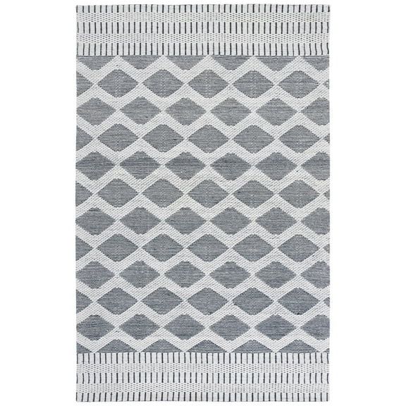 SAFAVIEH Vermont Webster Trellis Area Rug, Grey/Ivory, 4' x 6'