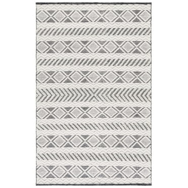 SAFAVIEH Vermont Wenona Aztec Area Rug, Ivory/Black, 5' x 8'