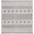 thumbnail image 1 of SAFAVIEH Vermont Wenonah Aztec Area Rug, Ivory/Black, 6' x 6' Square, 1 of 8